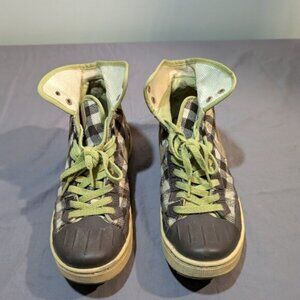 Vintage Y2K Nike ACG Plaid 044 Sticky Rubber Boots Women Size 10